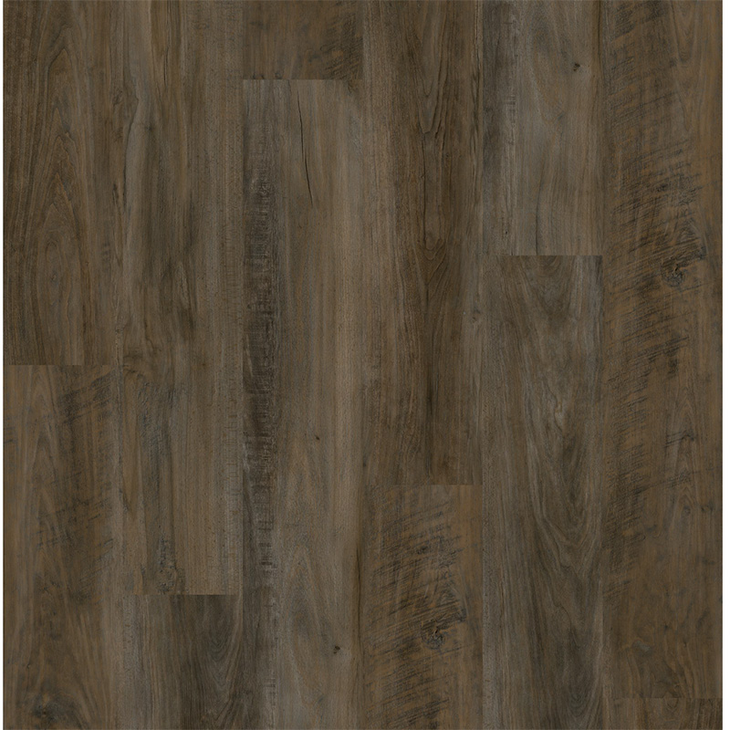 dark brown luxury vinyl plank flooring